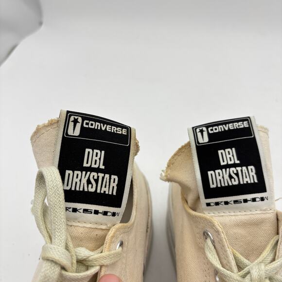 Converse DRKSHDW DBL DRKSTAR Ox Rick Owens Platform Shoes Men's 11 - Picture 9 of 16